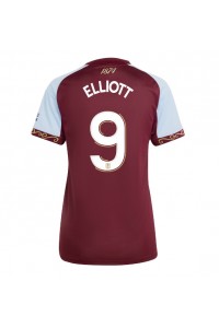 Fotbalové Dres Aston Villa Harvey Elliott #9 Dámské Domácí Oblečení 2025-26 Krátký Rukáv